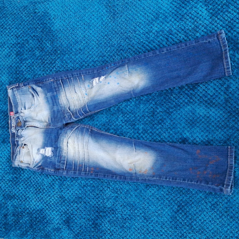 🦁 Lion Dynasty boys 12 slim jeans